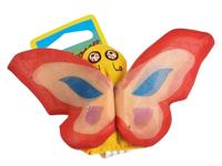 YEOWWW organisch zeer sterk crinkle kattenkruid kattenspeelgoed (1 x Rood L6cm H 7cm)