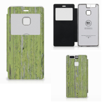 Huawei P9 Hoesje Green Wood