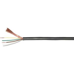 BKL Electronic 1509015 Audiokabel 5 x 0.22 mm² Zwart per meter