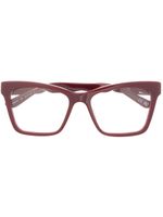 Balenciaga Eyewear lunettes de vue à monture carrée - Rouge