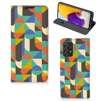 Samsung Galaxy A72 (5G/4G) Hoesje met Magneet Funky Retro - thumbnail