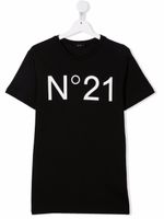 Nº21 Kids t-shirt à logo imprimé - Noir - thumbnail