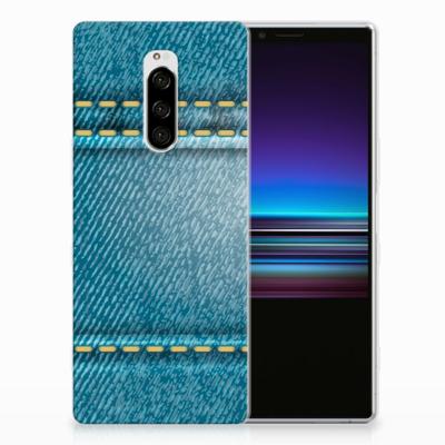 Sony Xperia 1 Silicone Back Cover Jeans Sony Xperia 1 Silicone Back Cover Jeans
