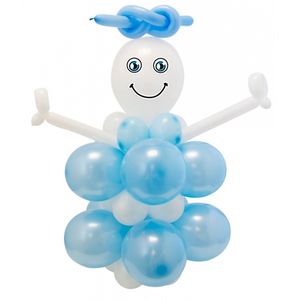 Doe het zelf geboorte jongen ballon figuren