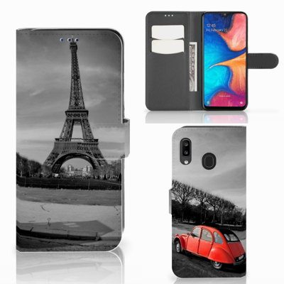 Samsung Galaxy A30 Flip Cover Eiffeltoren Samsung Galaxy A30 Flip Cover Eiffeltoren
