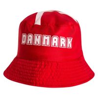 Denemarken Bucket Hat - Rood/Wit - thumbnail