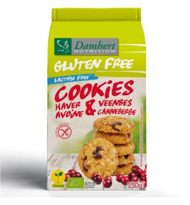 Damhert Damhert Haverkoekjes Cranberry Glutenvrij Bio (150g) Damhert Damhert Haverkoekjes Cranberry Glutenvrij Bio (150g)