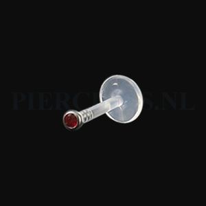 Labret 1.2 mm flexibel rood