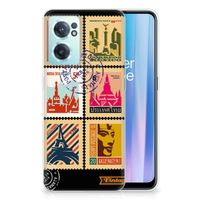 OnePlus Nord CE 2 5G Siliconen Back Cover Postzegels - thumbnail