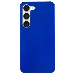 Samsung Galaxy S23 5G Geruberiseerd Kunststof Hoesje - Blauw