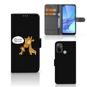 OPPO A53 | OPPO A53s Leuk Hoesje Giraffe