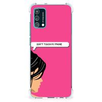 Samsung Galaxy M02s | A02s Anti Shock Case Woman Don't Touch My Phone