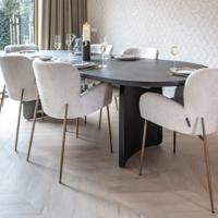 Richmond Ovale Eettafel Fairmont 270 x 100cm - Donkerbruin - Ovaal - thumbnail