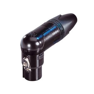 Neutrik NC3FRX-B Haaks Female XLR kabeldeel 3p zwart