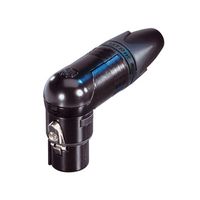 Neutrik NC3FRX-B Haaks Female XLR kabeldeel 3p zwart