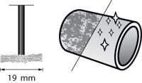 Dremel 26150530JA RVS-borstel 19 mm 2 stuks 2 stuk(s)