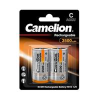 Camelion 17035214 - accu Ni-MH batterij baby / HR14 met 1,2 volt, capaciteit 3500 mAh, set van 2, oplaadbaar