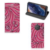 Nokia 9 PureView Bookcase Swirl Pink - thumbnail