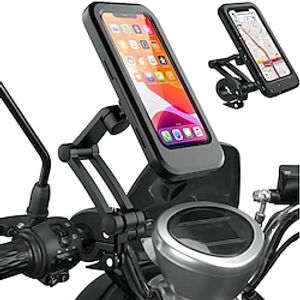 Telefoonhouder voor motorfiets Telefoonmontage fiets Vouwbaar Waterbestendig Verwijderbaar Telefoon houder voor Motorfietsen Fietsen Compatibel met: Mobiele telefoons van minder dan 6,8 inch Mobiele Lightinthebox