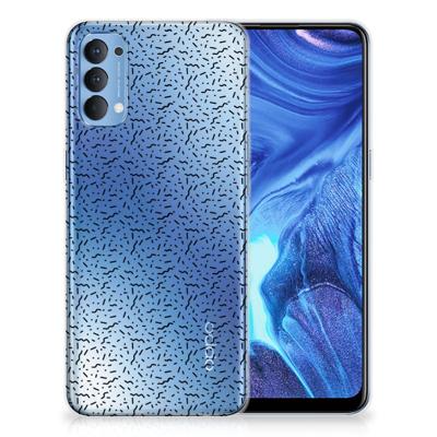 OPPP Reno 4 TPU bumper Stripes Dots