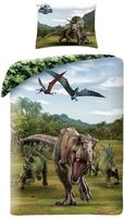 Jurassic World Dekbedovertrek Camo 140 x 200 cm - Katoen - 70 x 90 cm - thumbnail