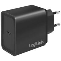 LogiLink Ladegerät USB-oplader 18 W Binnen, Thuis Uitgangsstroom (max.) 3000 mA Aantal uitgangen: 1 x USB-C bus (Power Delivery)