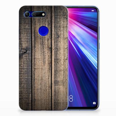 Honor View 20 Bumper Hoesje Steigerhout