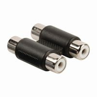 Nedis CAGB24952BK Stereo-audioadapter 2x Rca Female - 2x Rca Female Zwart - thumbnail