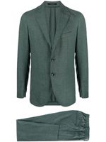 Tagliatore costume à veste à simple boutonnage - Vert