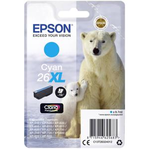 Epson Inktcartridge T2632, 26XL Origineel Cyaan C13T26324012