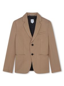 BOSS Kidswear blazer à revers cranté - Tons neutres