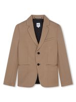 BOSS Kidswear blazer à revers cranté - Tons neutres