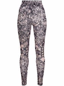 Philipp Plein legging à imprimé New Baroque - Tons neutres