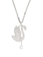 Swarovski collier à pendentif Swan - Argent