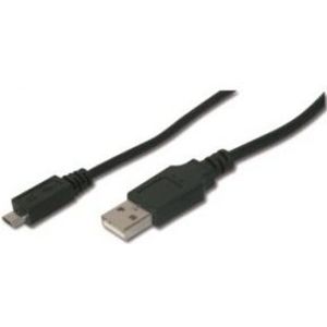 ASSMANN Electronic AK-300127-010-S 1m USB A Micro-USB B Zwart USB-kabel