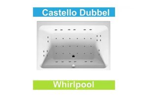 Ligbad Riho Castello 180x120 cm Whirlpool Dubbel systeem Riho