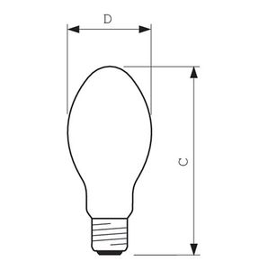 Philips Ontladingslamp E27 72 W Energielabel: G (A - G) Warmwit Ballon 1 stuk(s)