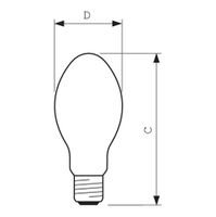 Philips Ontladingslamp E27 72 W Energielabel: G (A - G) Warmwit Ballon 1 stuk(s) - thumbnail