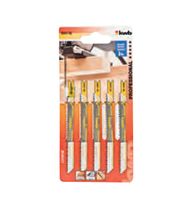 kwb 620235 Decoupeerzaagbladen, houtbewerking, HCS, universele schacht, Profi-Pack, 5x middel 5 stuk(s) - thumbnail