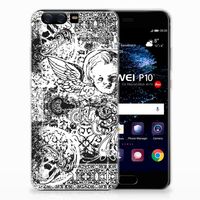 Silicone Back Case Huawei P10 Skulls Angel - thumbnail