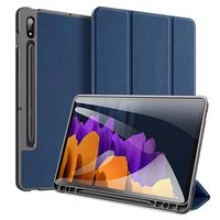 Dux Ducis Domo Samsung Galaxy Tab S7/S8 Tri-Fold Case - Blauw