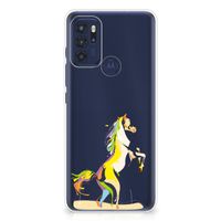 Motorola Moto G60s Telefoonhoesje met Naam Horse Color - thumbnail