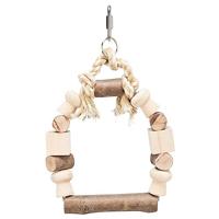Trixie 5828 BOGENSCHOMKEL MET KLOTTEN, hout, 13 × 19 cm