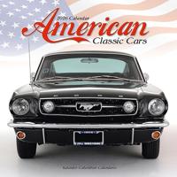 American Classic Cars Calendar 2026 Square Car Wall Calendar - 16 Month