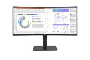 LG Electronics LG 34BQ77QC-B.AEU 86,72cm Curved LED-monitor Energielabel G (A - G) 86.4 cm (34 inch) 3440 x 1440 Pixel 21:9 5 ms HDMI, DisplayPort, USB-C,