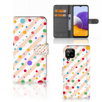 Samsung Galaxy A22 4G | M22 Telefoon Hoesje Dots - thumbnail