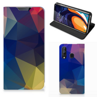 Samsung Galaxy A60 Stand Case Polygon Dark - thumbnail