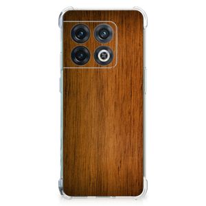 OnePlus 10 Pro Stevig Telefoonhoesje Donker Hout