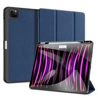 iPad Pro 13 (2024) Dux Ducis Domo Tri-Fold Smart Folio Hoesje - Blauw - thumbnail