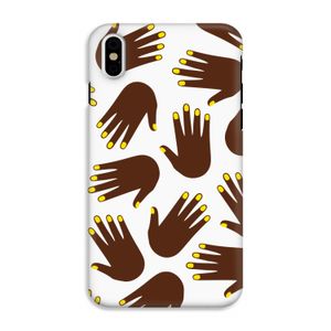 Hands dark: iPhone XS Tough Case